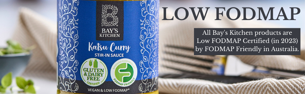 Bay's Kitchen Katsu Curry Stir-in Sauce; Low FODMAP; FODMAP Friendly; IBS Friendly; Gut Health