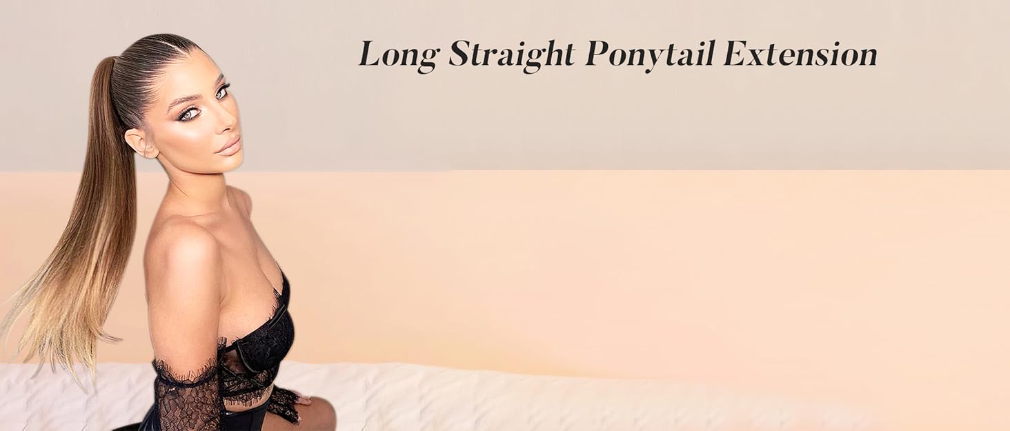 warp around ponytail extension