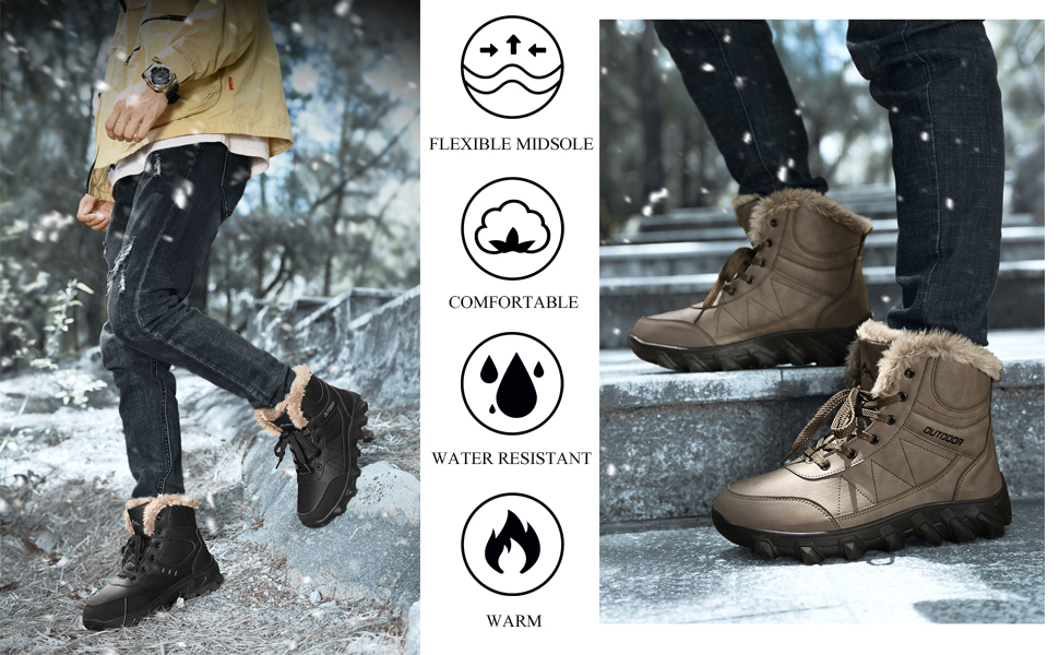 Ankle Snow Boot Men