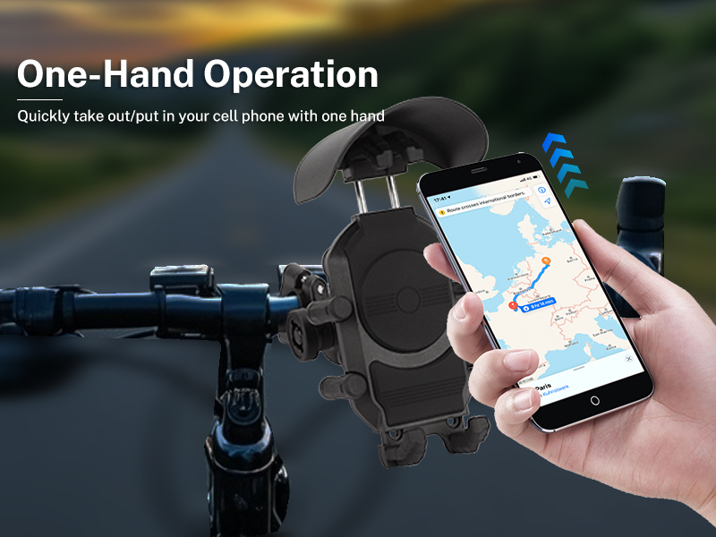 XINGWU Motorcycle Phone Mount with Vibration Dampener