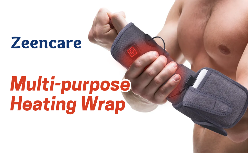 Zeencare Heating Pad Arm Wrap for Pain Relief, 39x3.5in