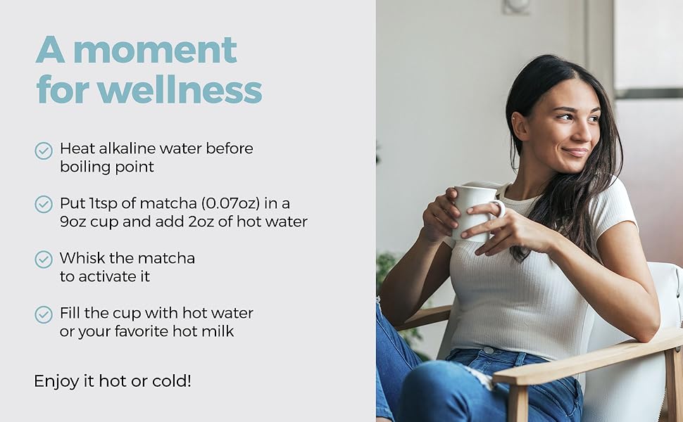 132c0854-ad66-49db-99af-2031400ffa88.__CR0,0,1940,1200_PT0_SX970_V1___ Michelle Peiret Adaptogen Ceremonial Grade Matcha Tea with Ashwagandha & Ginger Root, Perfect Coffee Substitute, Premium Blend, 15 Servings