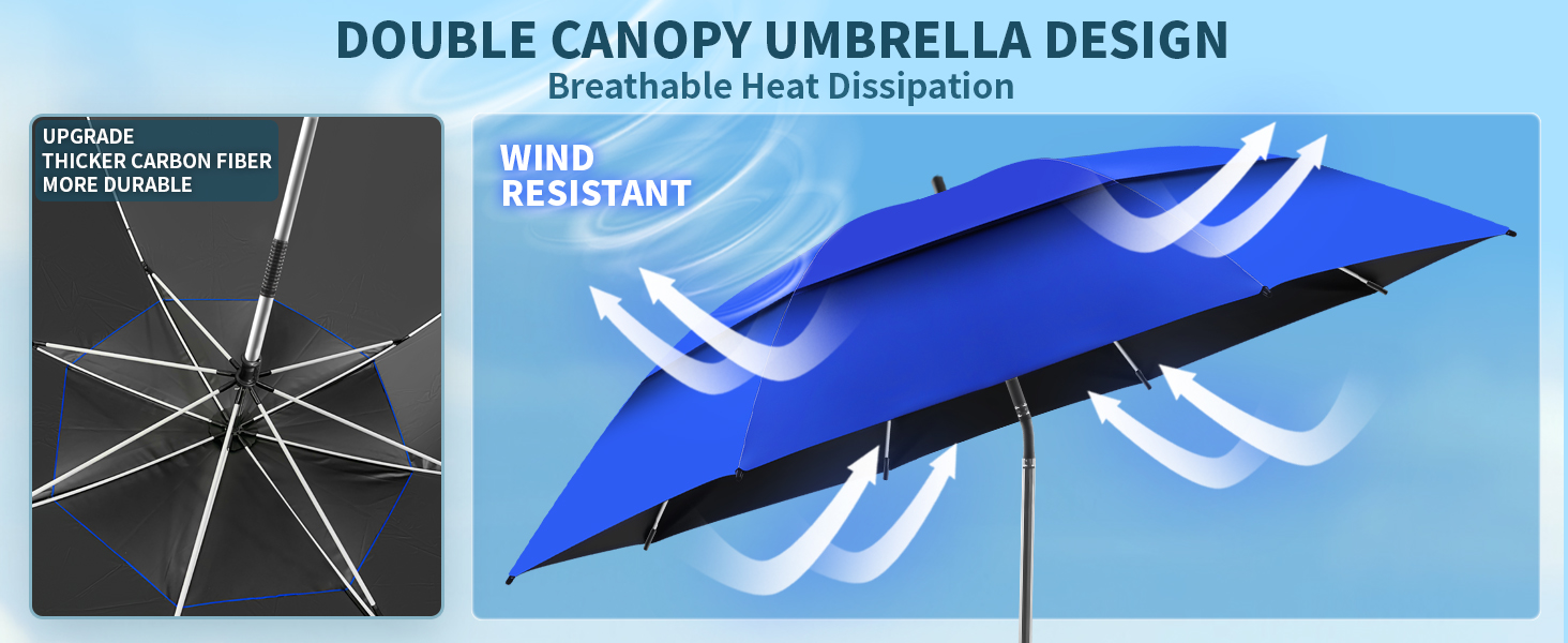 Chair Umbrella with Clamp