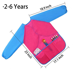 kids art smock size