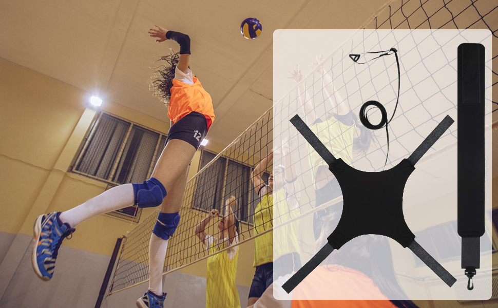 Amazon バレーボール 練習 バレー用具 ス 5号球 トラップ改新型 サーブ 自己練習 ウォーミングアップ 安心の140cmストラップ