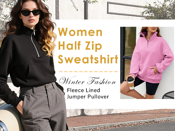 8YARDS Women's RIBSEPA-PULLOVER 2G ベージュM ANRABESS Women Quarter Zip Oversized Casual Loose Rib Knit