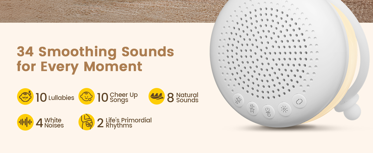 34 smoothing sounds for Every Moment