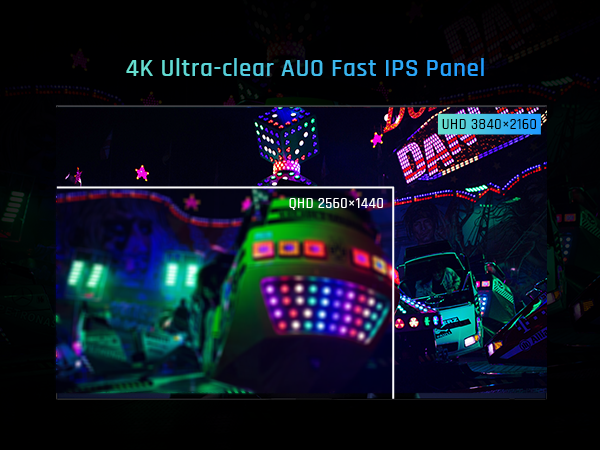 4k Ultra-clear fast IPS Panel