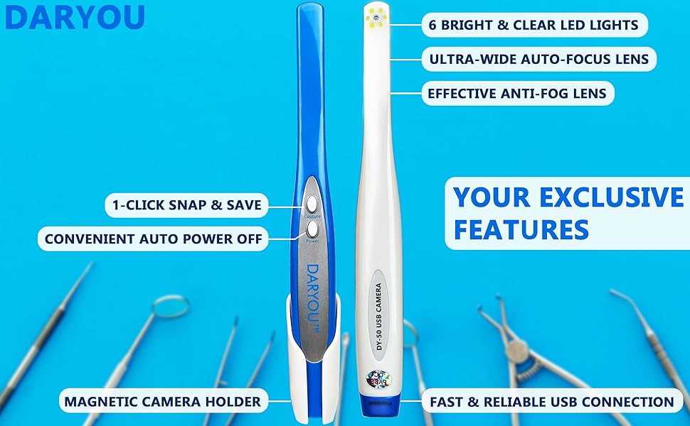 DARYOU DY50 USB Intraoral Camera,Super Clear,Quality Trusted Camera