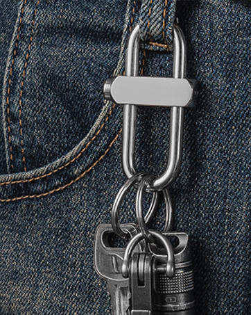 CLANE SHIRRING PUFFTOPS 新品未使用タグ付き Amazon.co.jp: [TISUR] チタン キーリング サイドプッシュ