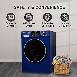 Amazon.com: Equator All-In-One VENTED/VENTLESS Washer-Dryer 1.9cf