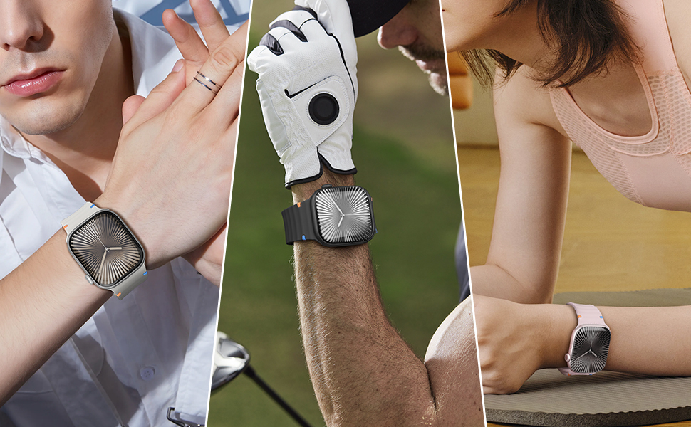 Sport Watch Band for Apple Watch Series 10 9 8 7 6 5 4 SE 3 2 1 Ultra