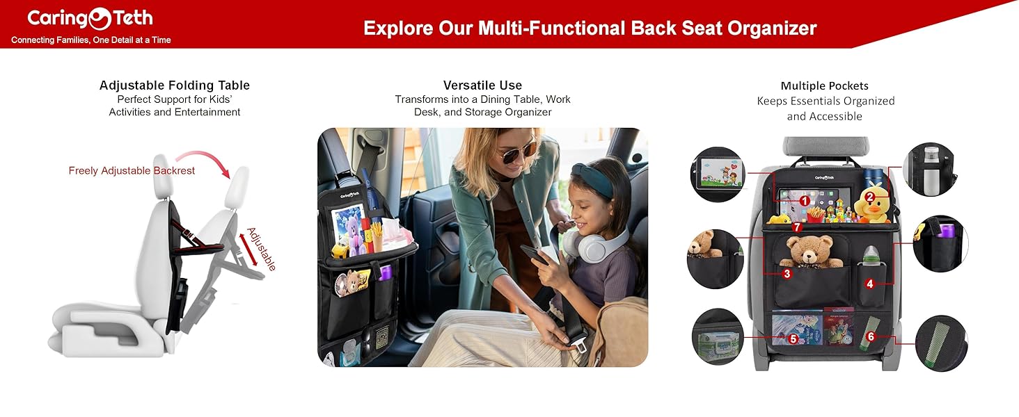 Explore Our Multi-Functional Car Organize