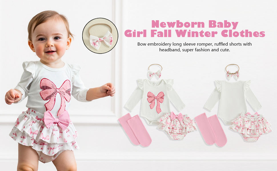 Newborn baby girl clothes
