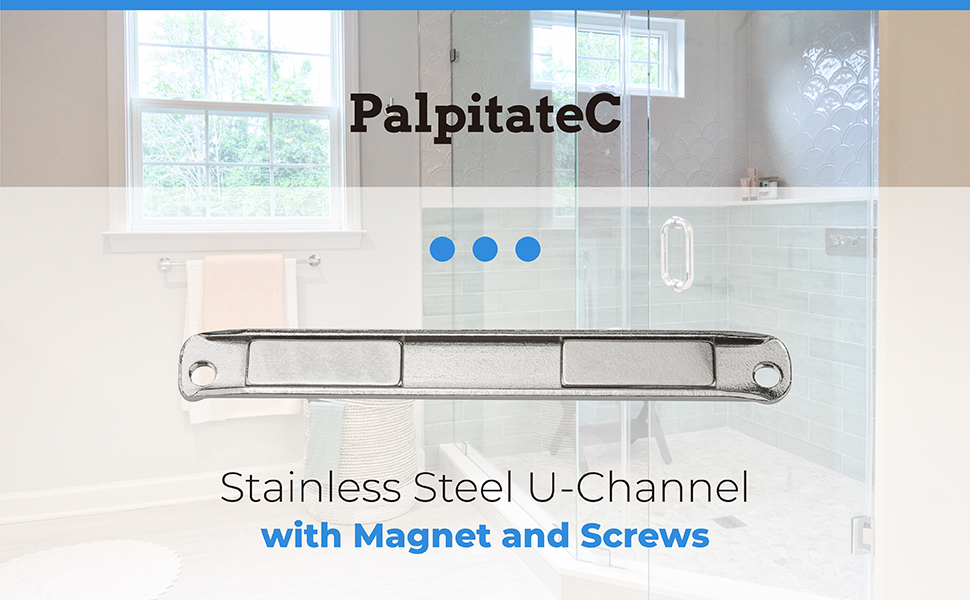 Shower Door Stainless Steel UChannel with and Screws