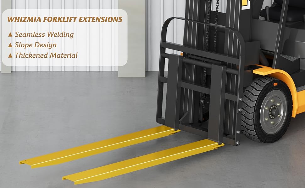 WHIZMIA Forklift Extensions, 84" Length 4.5" Width Pallet