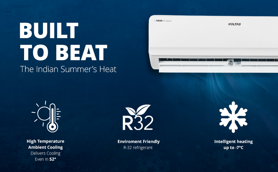 Review Voltas 1.5 Ton 3 Star Hot &Amp; Cold Inverter Split Ac (Copper, 14 Spn-Ugl