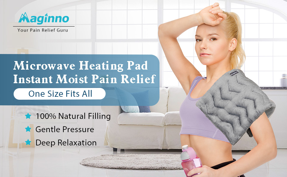 Maginno Microwave Heating Pad for Pain Relief and Cramps