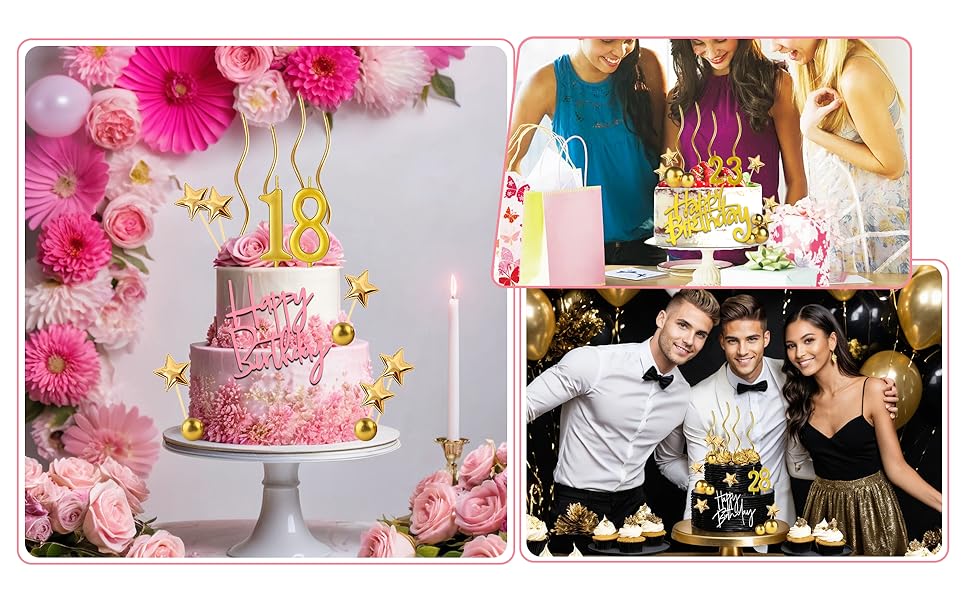 Happy Birthday Cake Toppers