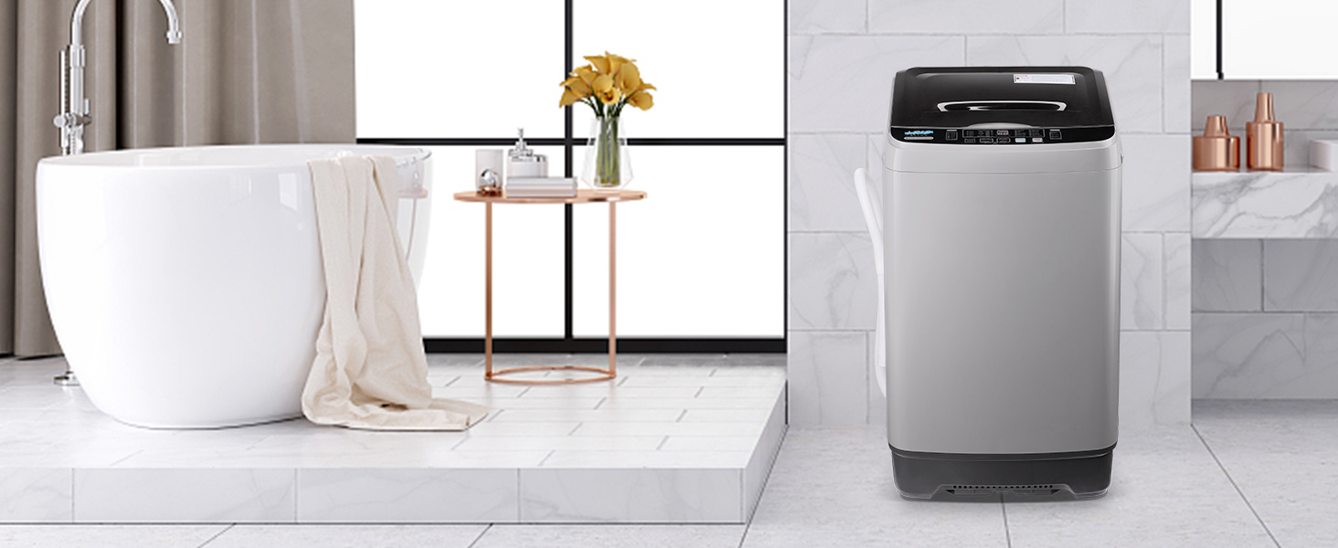 FullAutomatic Washing Machine with LED Display, Krib Bling