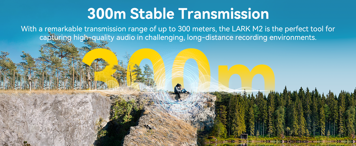 300m LOS Range