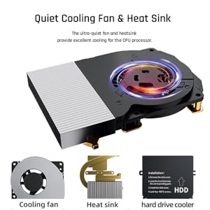 Quiet Cooling Fan & Heat Sink