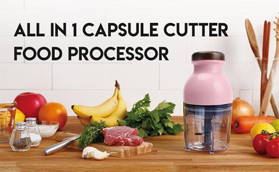 Multipurpose Electric Mini Food Processor Chopper Vegetable Fruit Meat Grinder Crusher