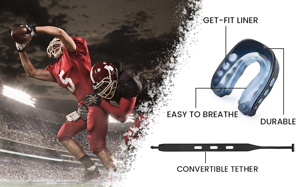 Mouth Guard, Adults and Youth Football Mouth Guard, Youth