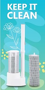 Simple Life Toilet Cleaning Kit - Disposable Cleaning Pads- Keep it clean