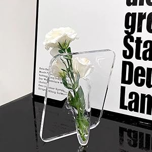 Clear Acrylic Flower Vase