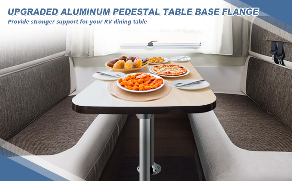 Aluminum RV Table Base MountStandard Size,Pedestal Table