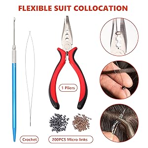 Fairy Extensions, Micro Beads, and Styling Crochet Tools