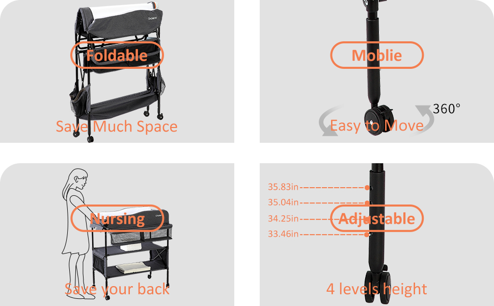 baby nursery changing station changing table tops