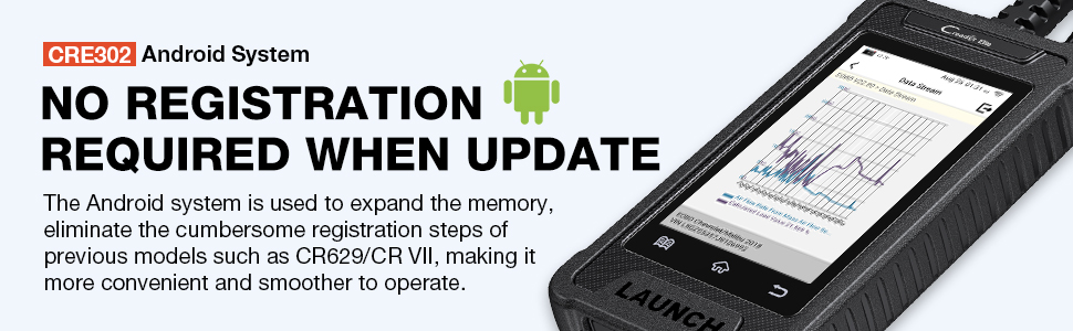 LAUNCH CRE302 OBD2 Scanner abs code reader diagnostic tool automotive scanner for car obd obdii