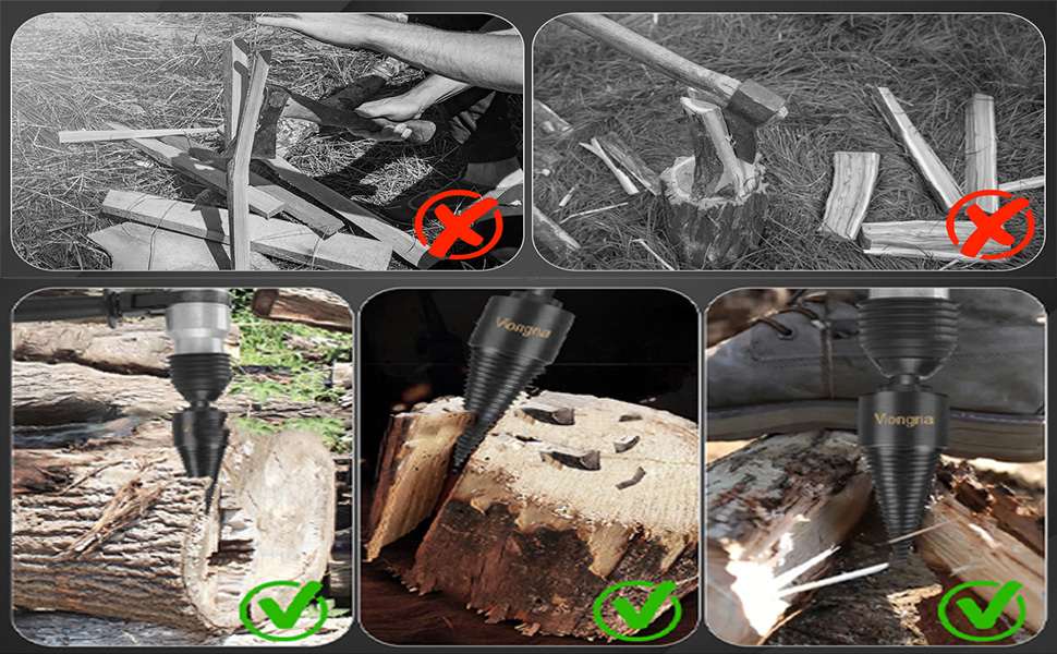 log splitter drill bit