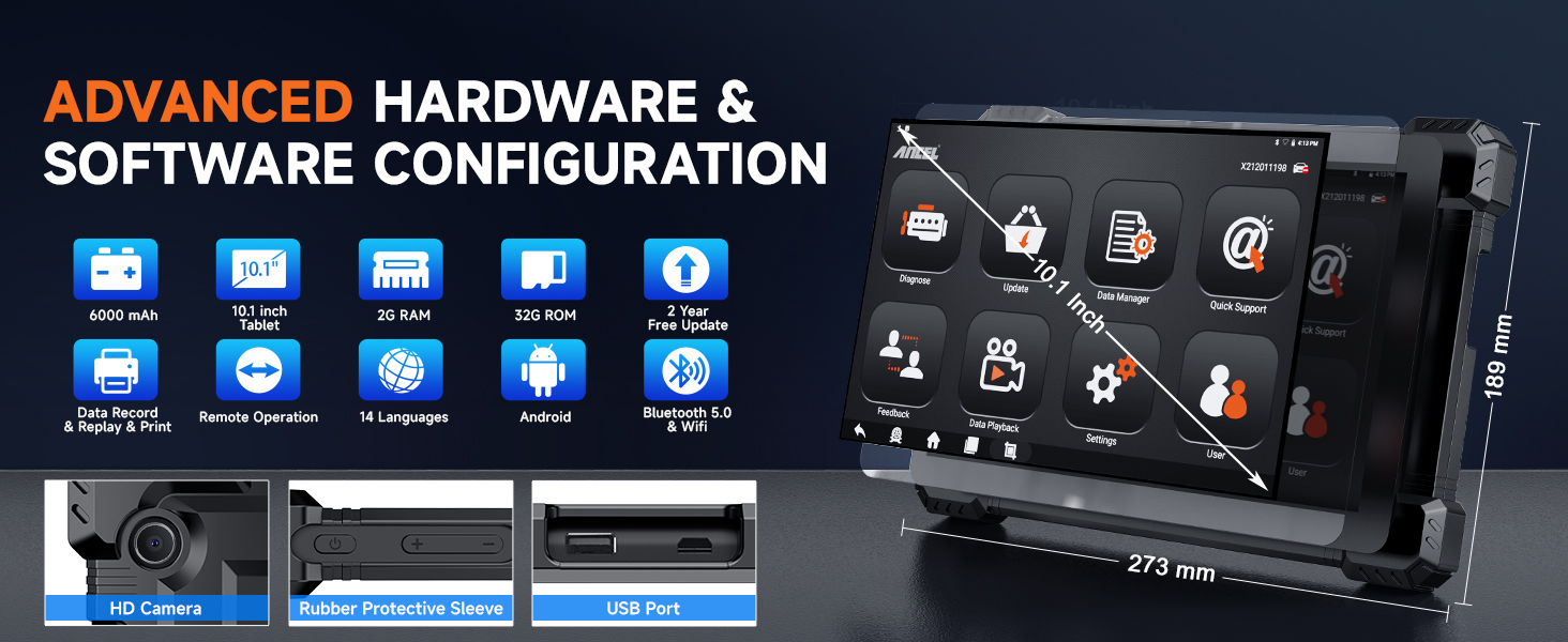 ANCEL X7HD 10