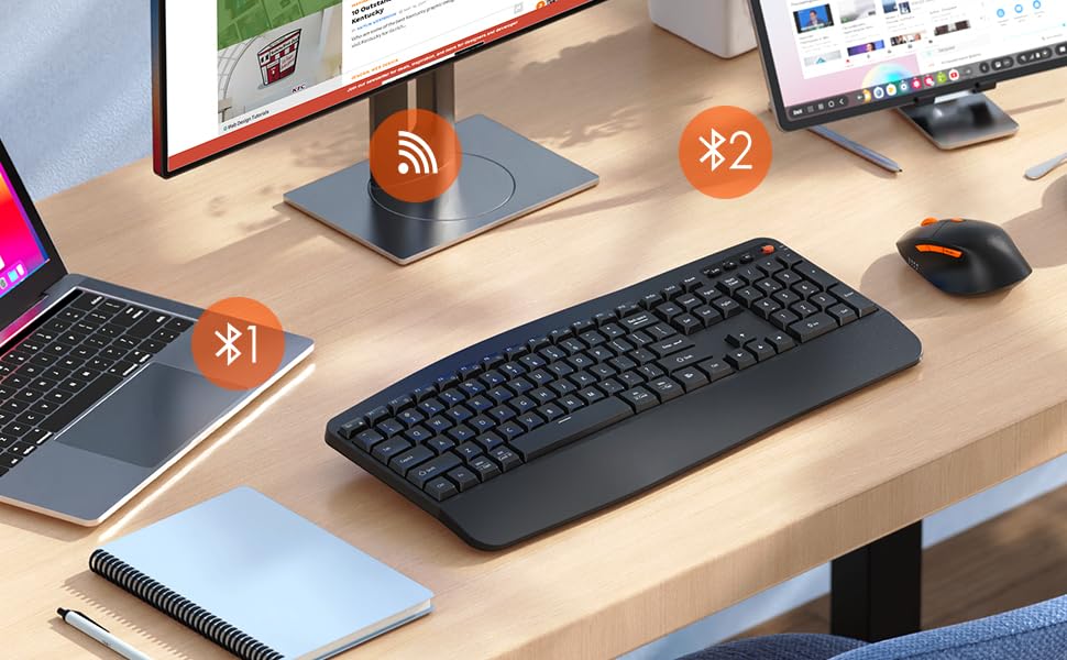 black keyboard and mouse