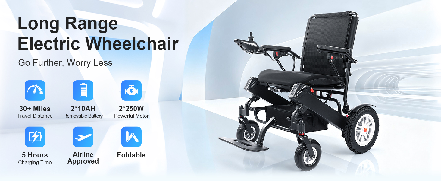 lightweight electric wheelchair