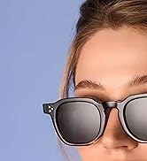 AIEYEZO Retro Sunglasses for Womens Mens Square Thick Framed Shades Trendy Vintage Sun Glasses