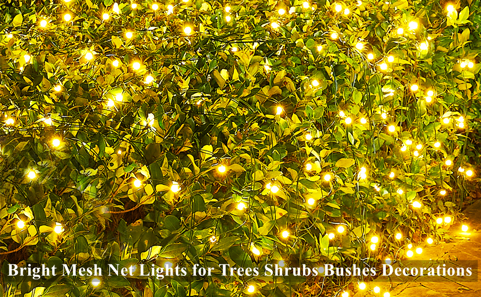 Christmas Lights Outdoor Christmas decorations Led net lights outdoor mesh lights