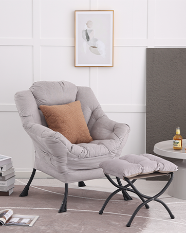 Lazy Chair with OttomanLazy Chair with Ottoman