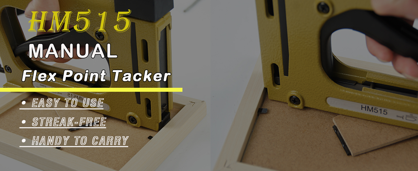 KAMSIN HM515 Point Driver, Manual Framing Tool with 1000PCS Flexible