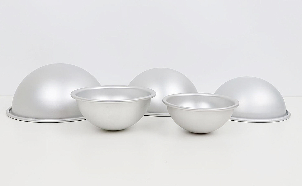 Kundalini 6inch Ball Cake Pan Dome Cake Pan Anodized