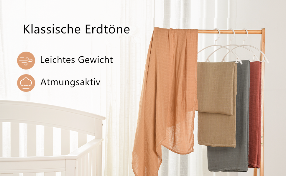 Momcozy Muslin Swaddle Blankets, Soft Silky Baby Blankets for Baby Boys