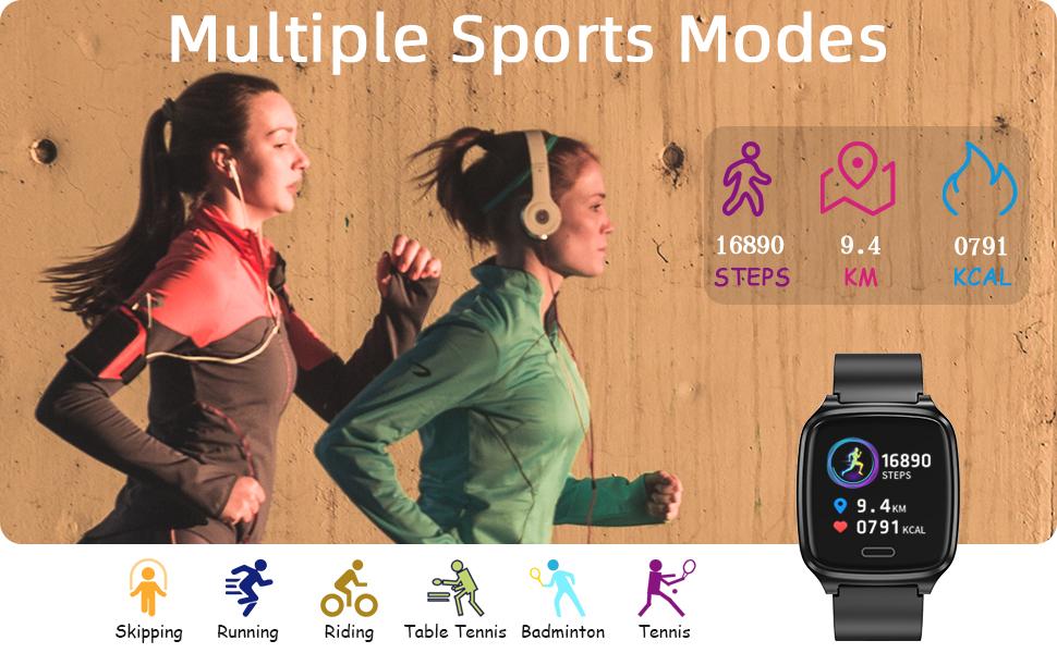 L8star Fitness Tracker, Smart Watch Heart Rate Monitor