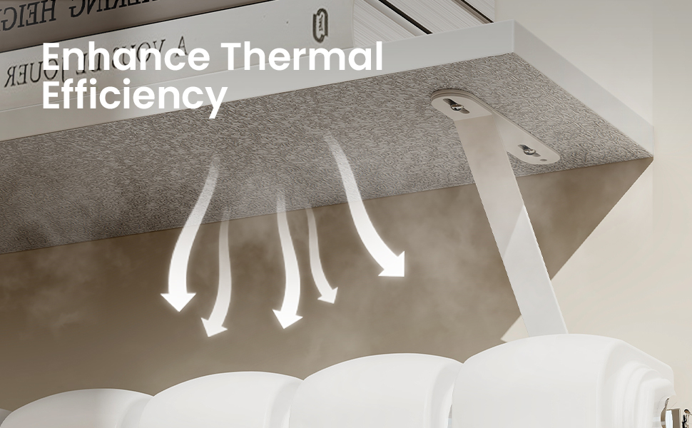 Floating Radiator Shelf