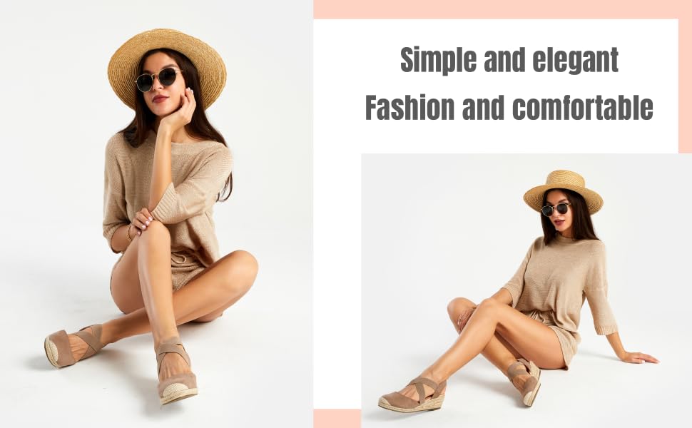 Coutgo Womens Espadrille Platform Wedge Toe Criss Closed At The Price coutgo-womens-espadrille-platform-wedge-toe-criss-closed-at-the-price