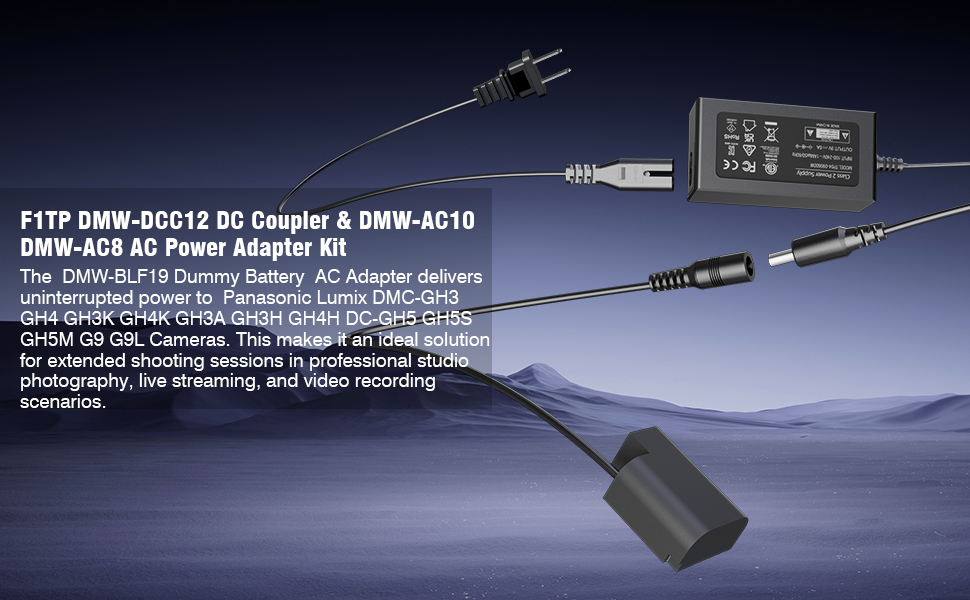 DMW-AC10　ACアダプター Amazon.com : F1TP DMW-AC10 AC Power Adapter DMW-DCC11 DC