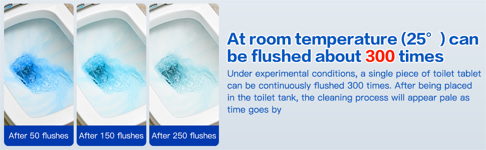 Each piece toilet cleaner table flush 300 times
