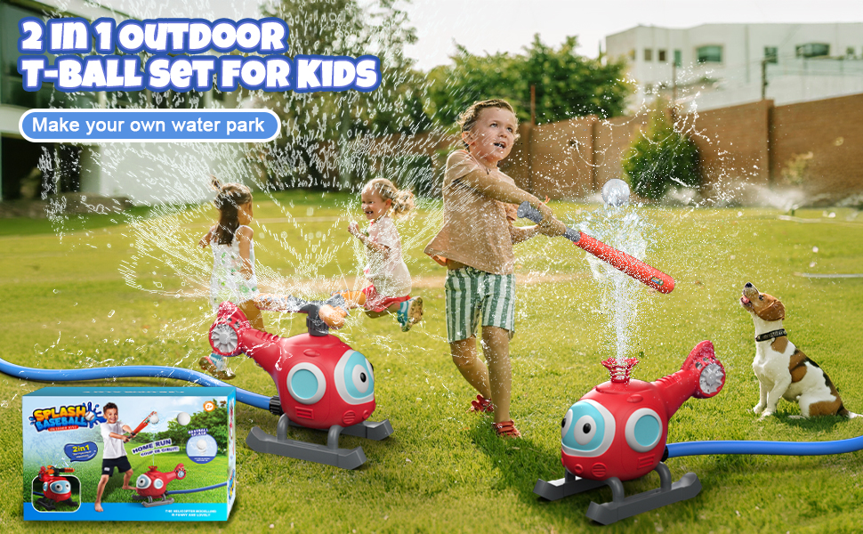 baseball sprinkler toy